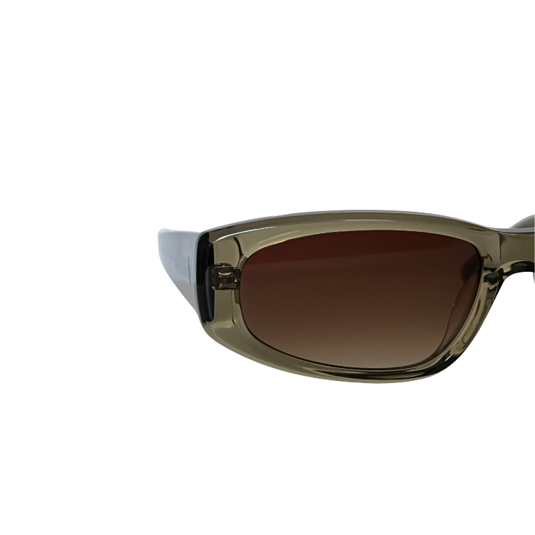 Close-up of sunglasses lens